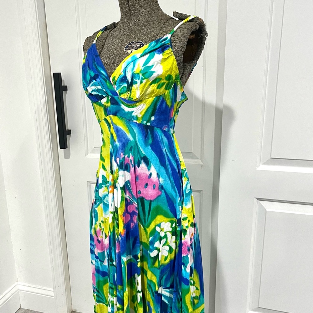 Jams World Tropical Hawaiian Summer Dress Sz XS